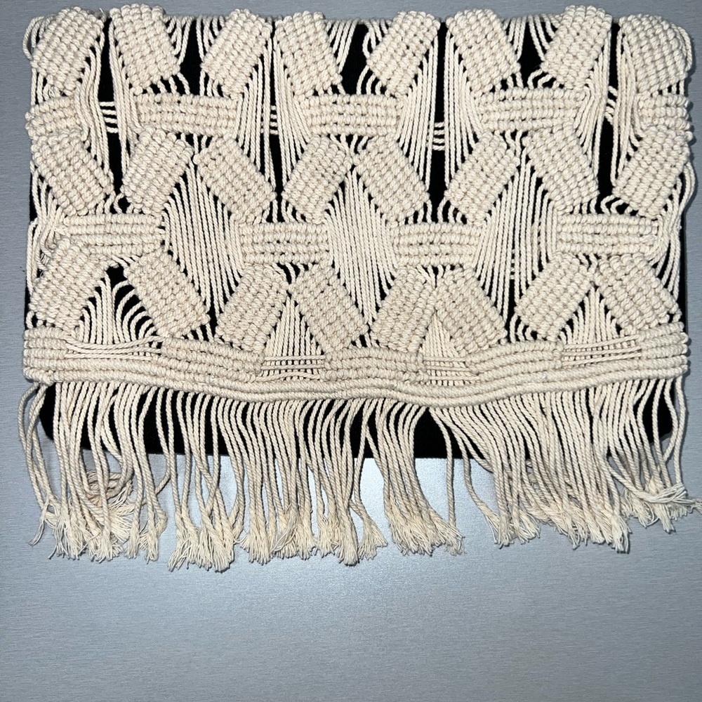 Stella and Dot Playa Macrame Clutch